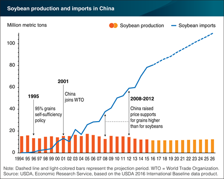 Editor's Pick 2016: China’s demand for imported soybeans expected to remain strong